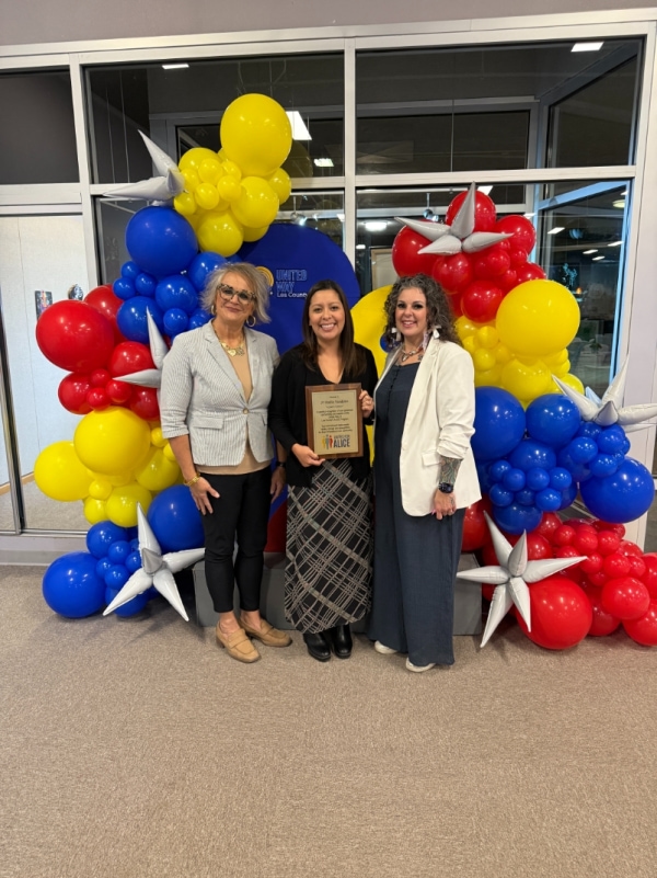 mom walking child to school